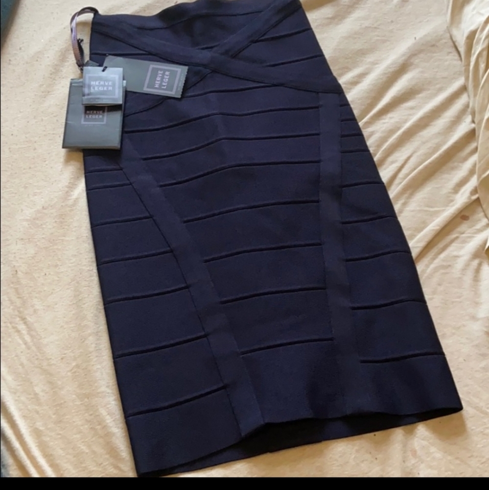 Hervé Léger Bodycon Pencil Skirt